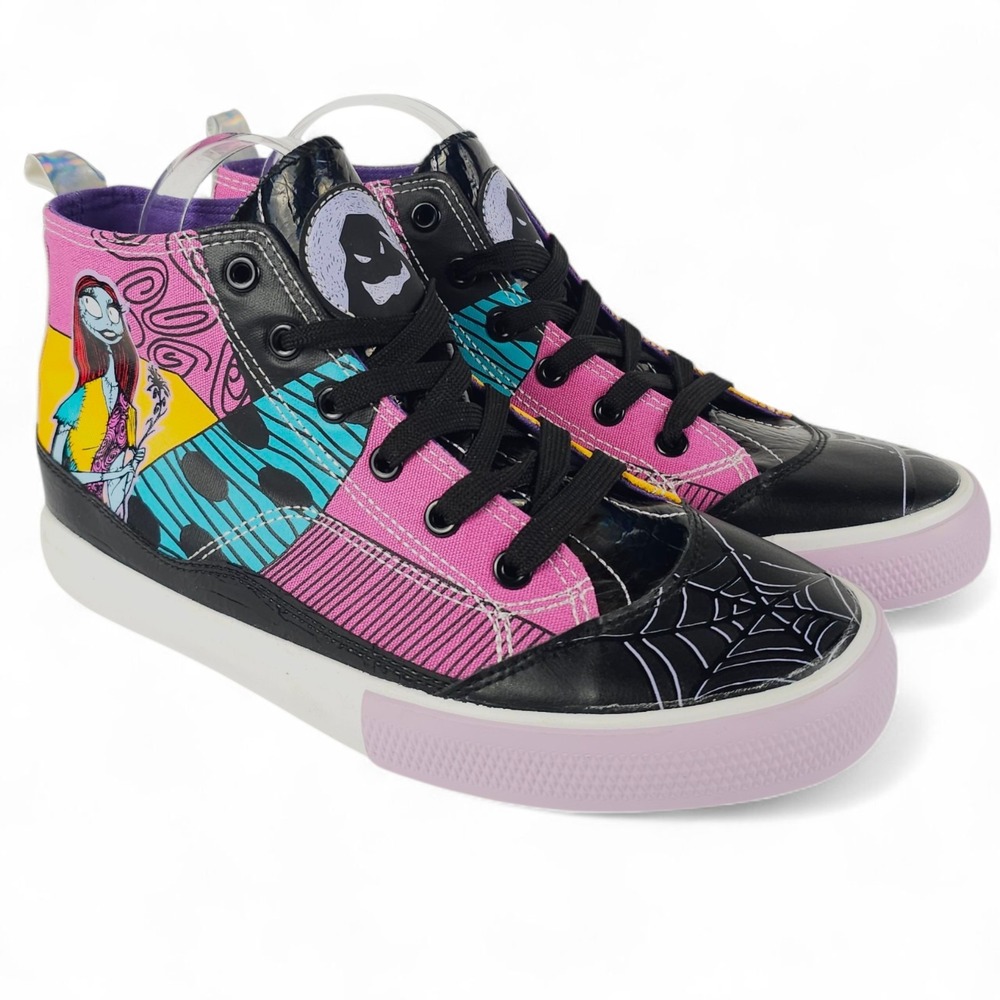 Disney Nightmare Before Christmas Sally High Top Sneakers Size 7.5 NWT